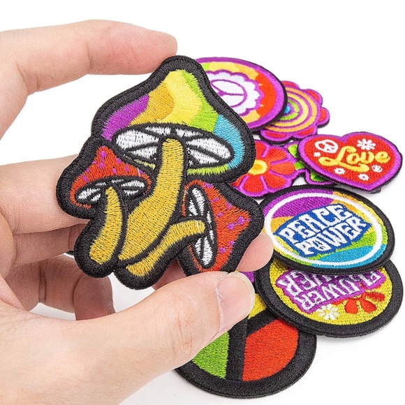 12 Pcs.Peace Patch iron on patches - Picture 3 of 7